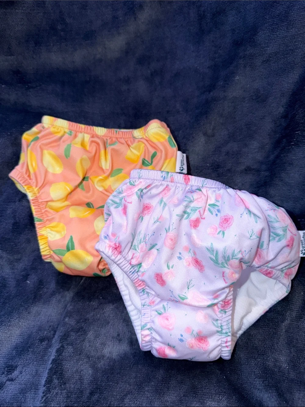Kids Reusable Diaper Covers - Yellow Lemon & Pink Floral
